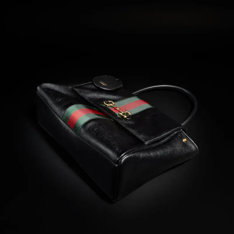Gucci Paparazzo Series Medium Tote Bag Black