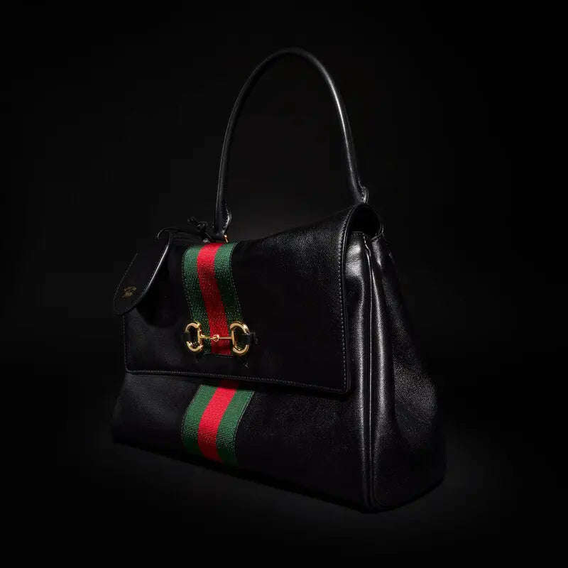 Gucci Paparazzo Series Medium Tote Bag Black