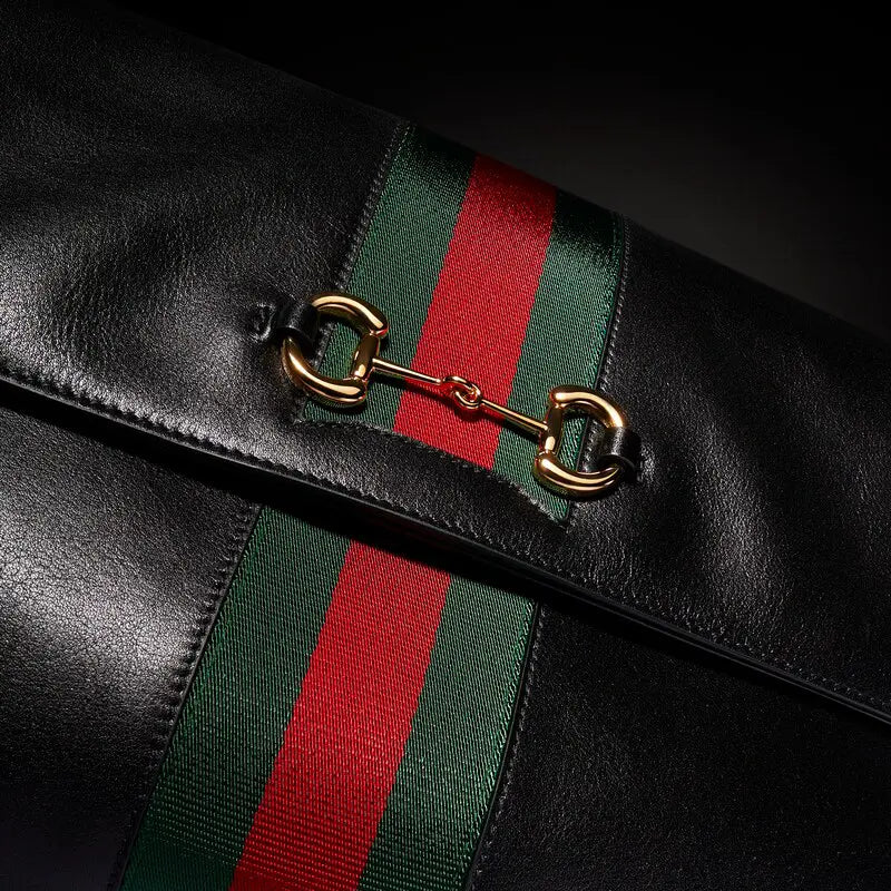 Gucci Paparazzo Series Medium Tote Bag Black