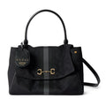 Gucci Paparazzo Series Medium Tote Bag Gray and Black