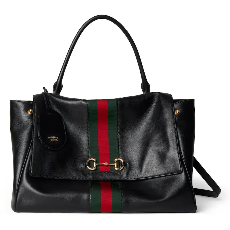 Gucci Paparazzo Series Large Tote Bag Black