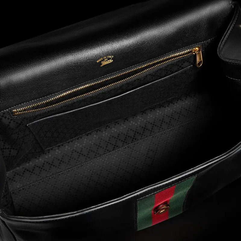 Gucci Paparazzo Series Large Tote Bag Black
