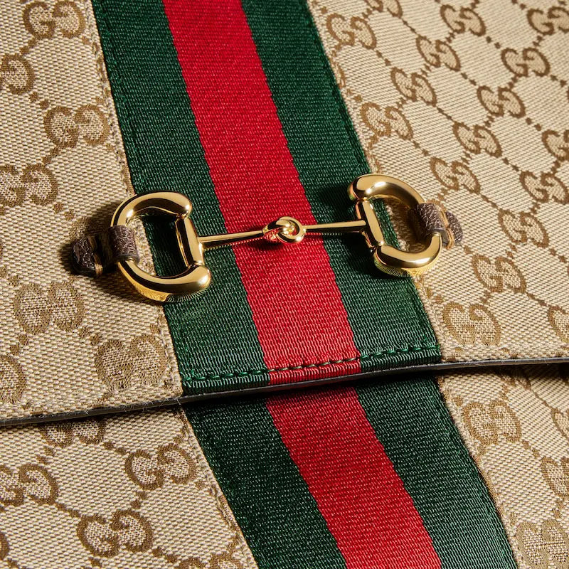 Gucci Paparazzo Series Large Tote Bag Beige and Brown