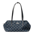 Gucci Melrose Collection Medium Boston Bag Dark Blue