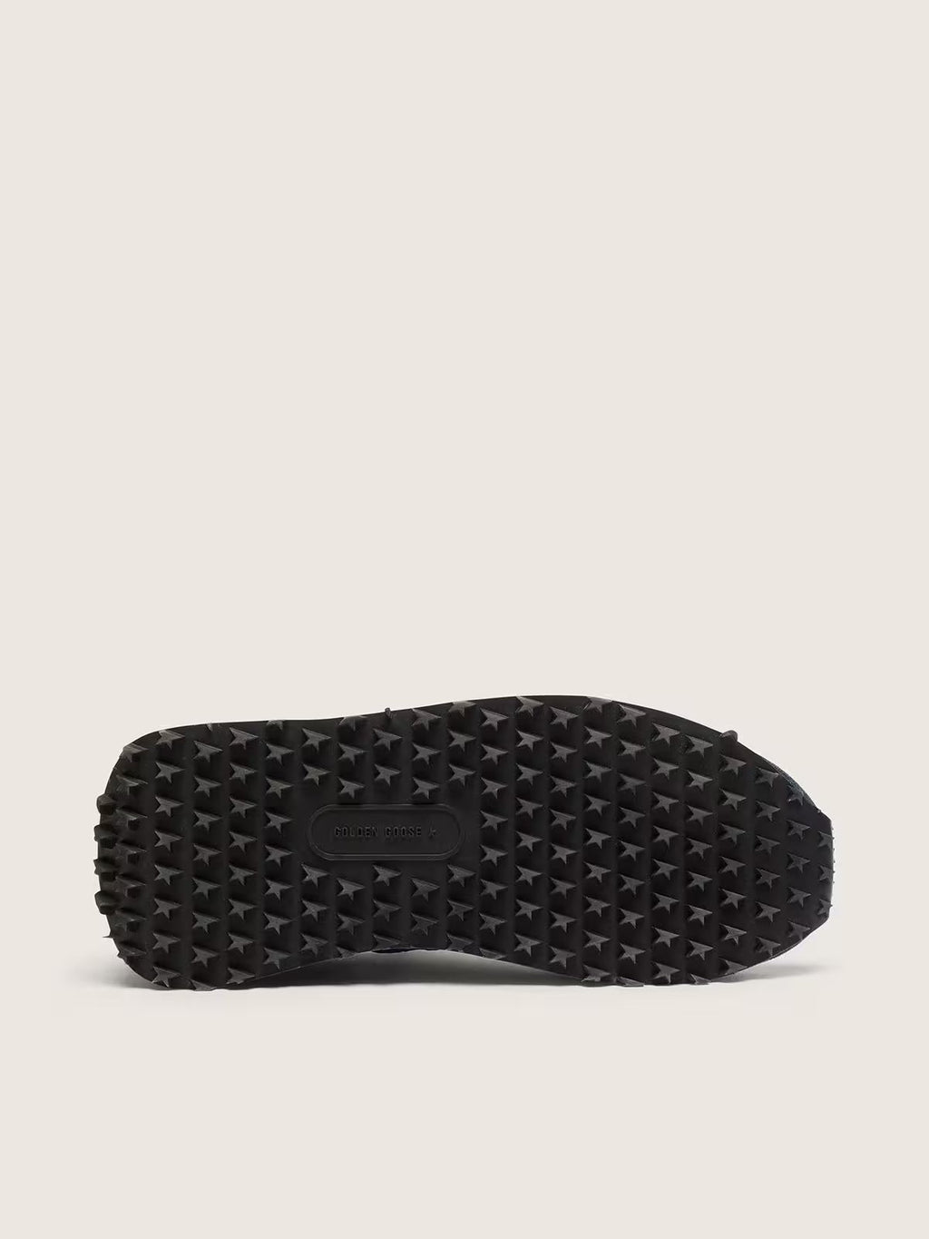 Golden Goose Marathon with blue nylon upper and white star