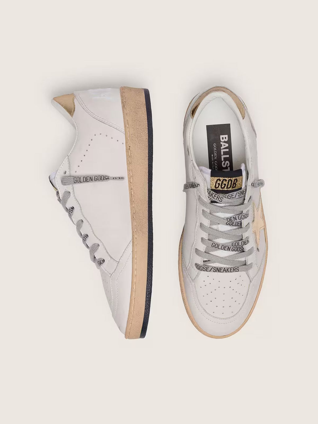 Golden Goose Ball Star with gold star and heel tab