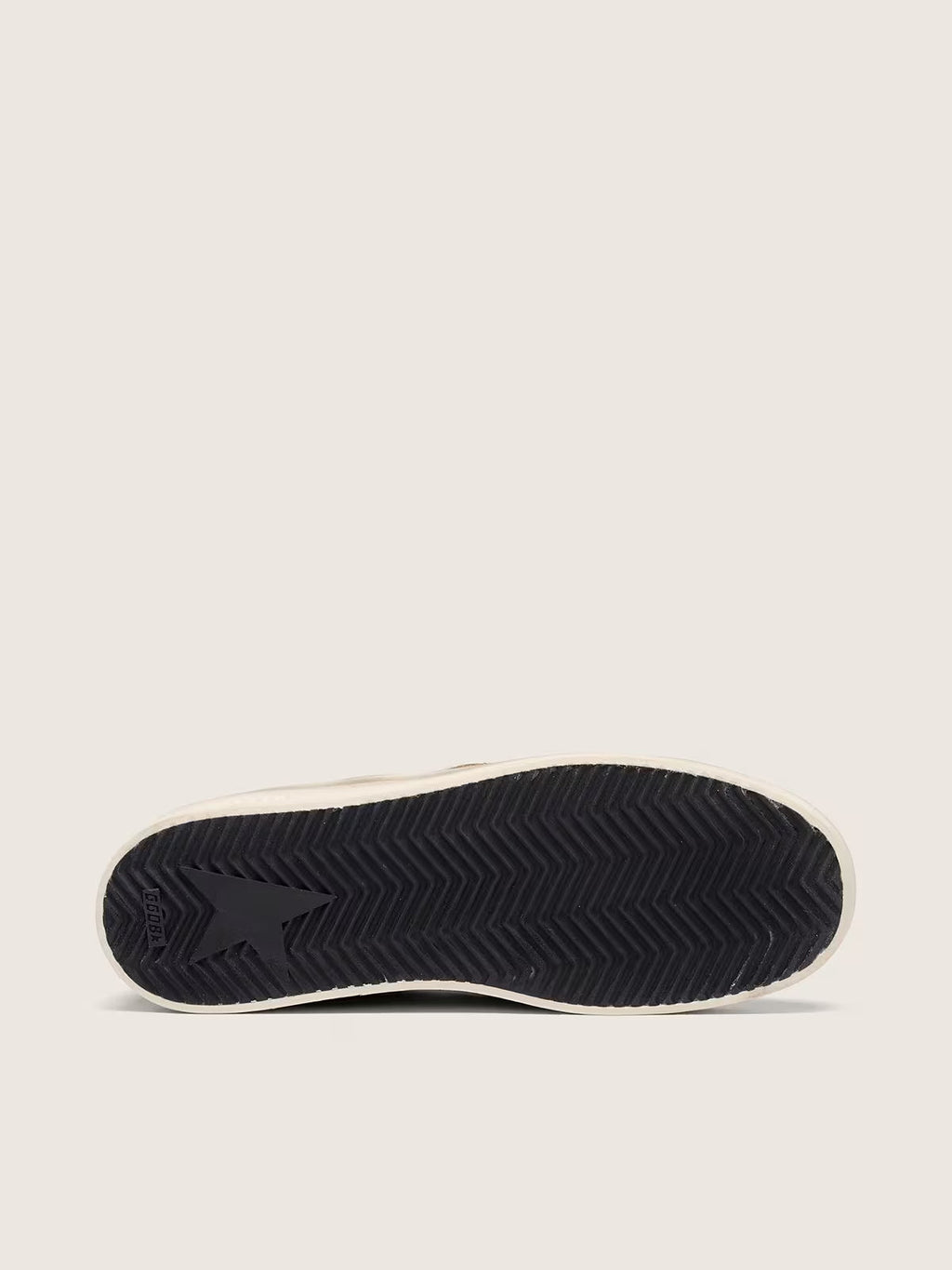 Golden Goose Stardan in sage-green suede with metallic silver star