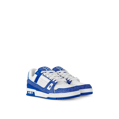 Louis Vuitton LV Trainer Sneaker ‘Denim Monogram Blue Diamond’